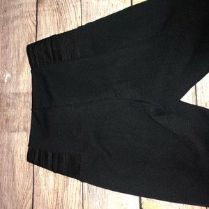 Black stretchy pants small